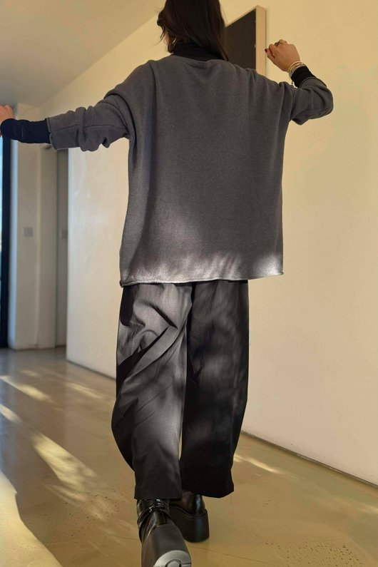 Carnaby Box Knit Graphite /4 =